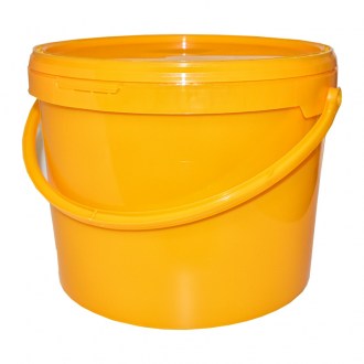 Műanyag mézeskanna 15 kg sárga
